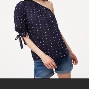 Loft off one shoulder blouse